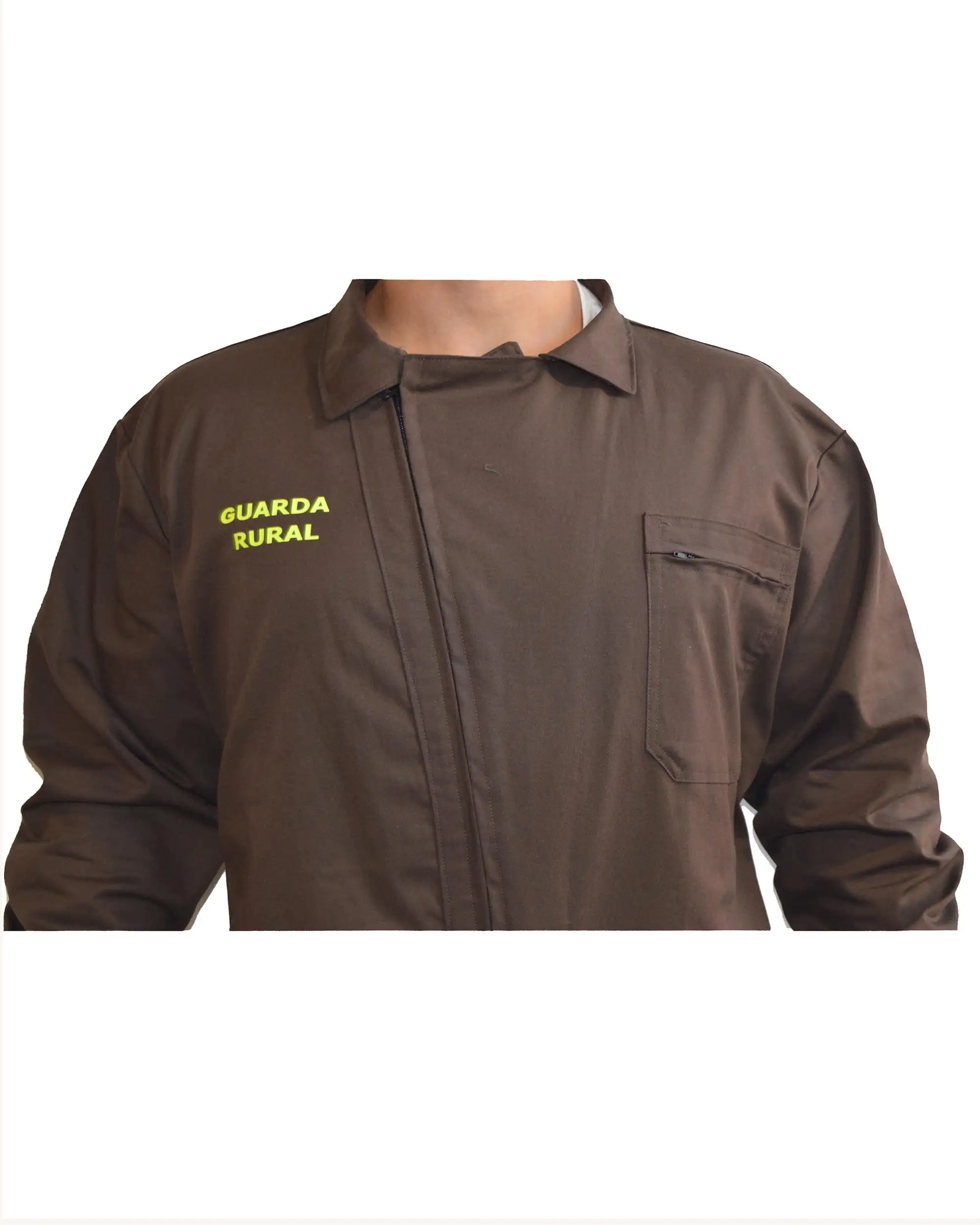 BUZO-G.R-uniformes-lucia Buzo marrón serigrafiado - Imagen 1