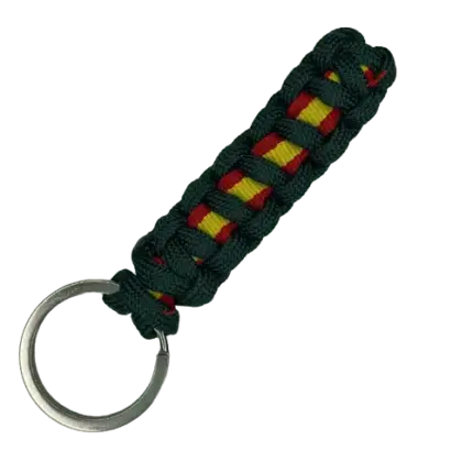 Llavero trenzado bandera