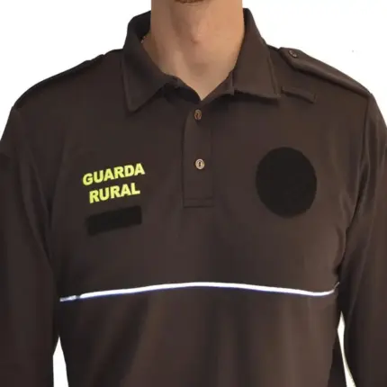 Polo M/L  Marron
