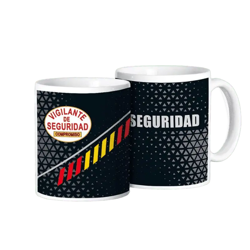 Taza ceramica Vigilante de Seguridad Uniformes Lucia TAZA VIGILANTE DE SEGURIDAD - Imagen 1