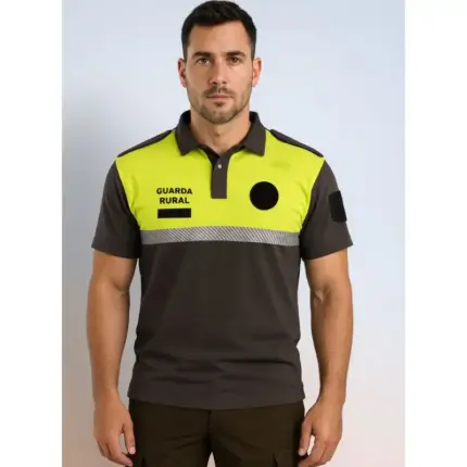 Polo BICOLOR FLUOR M/C